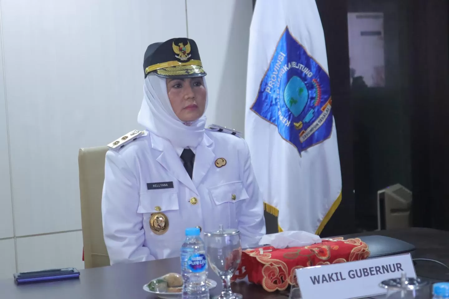 Wagub Babel, Hellyana diperiksa Bareskrim Polri terkait dugaan ijazah palsu  (Foto: babelprov.go.id)
