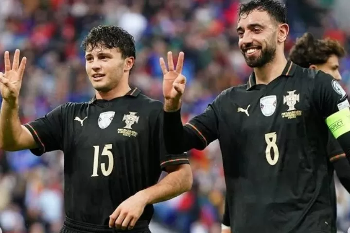 Bruno Fernandes cocok menggantikan Ronaldo sebagai kapten timnas Portugal (Foto: instagram/@brunofernandes8)