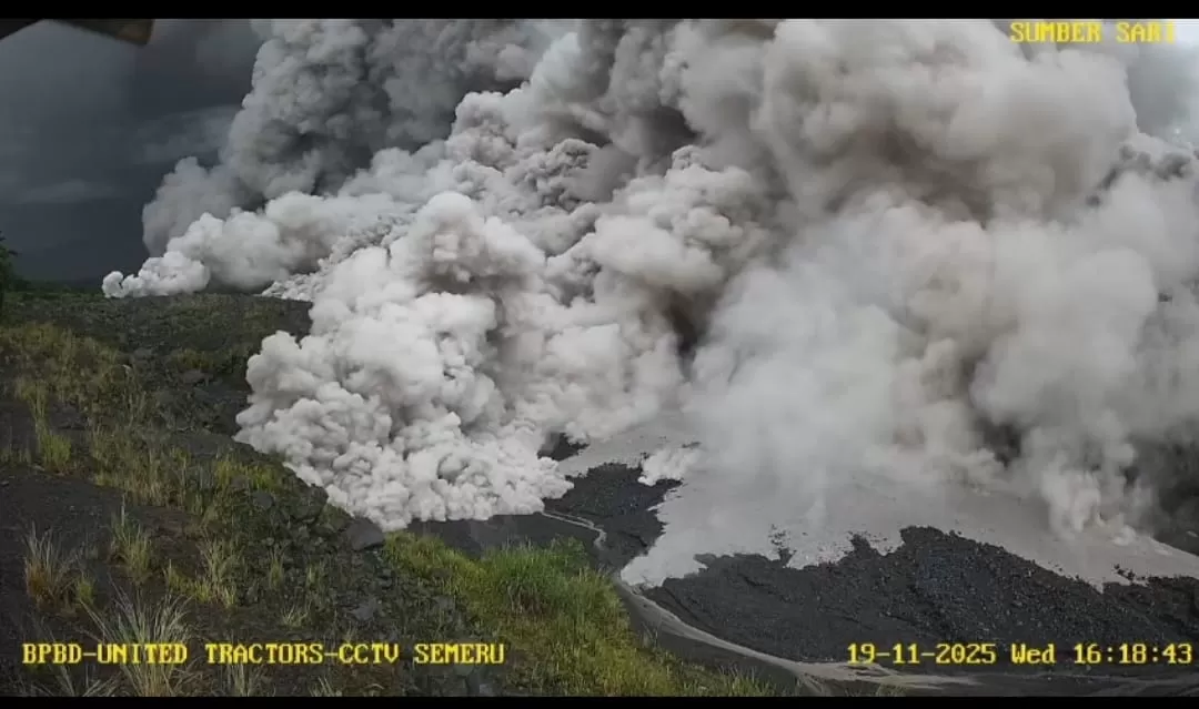 Erupsi Gunung Semeru (Foto: PVMBG)