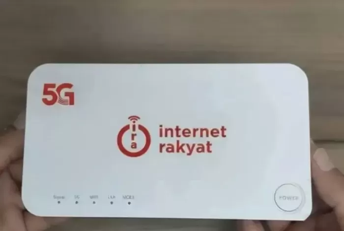 Modem dengan kecepatan 5G menjadi andalan untuk program Internet Rakyat. (Istimewa)