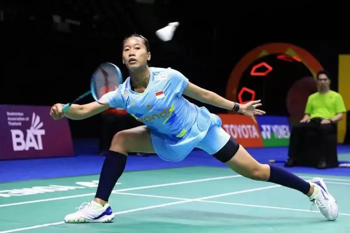 Putri Kusuma Wardani masuk semifinal Australia Open 2025, tampil dominan sejak laga pembuka dan tunjukkan performa impresif! (Dok. PBSI)