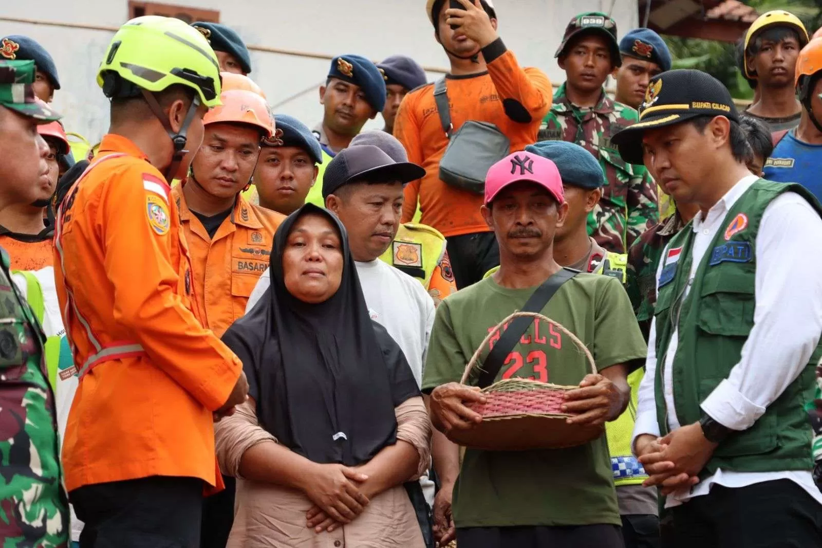 Basarnas Cilacap menghentikan operasi pencarian korban longsor pada Sabtu 22 November 2025. (Basarnas Cilacap)