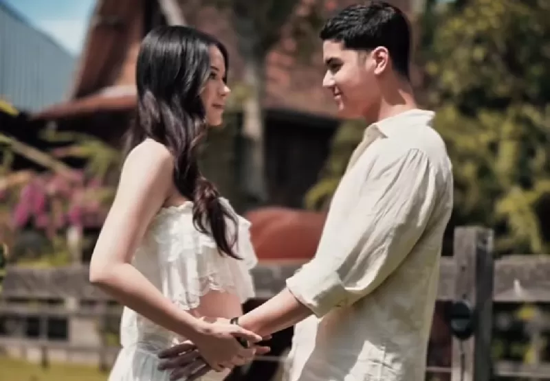 Potongan video kabar bahagia Al Ghazali-Alyssa Daguise. Alyssa tengah hamil anak pertama. (KONTEKS.CO.ID/IG Al Ghazali)