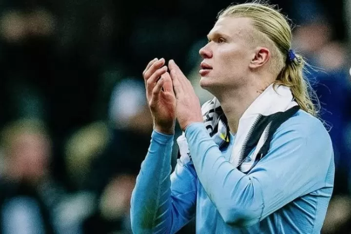 Erling Haaland kembali tumpul saat Man City kalah 1-2 dari Newcastle (Foto: instagram/@mancity)