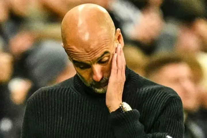 Guardiola hilang kesabaran setelah Manchester City kalah dari Newcastle United (Foto: instagram/@brfootball)