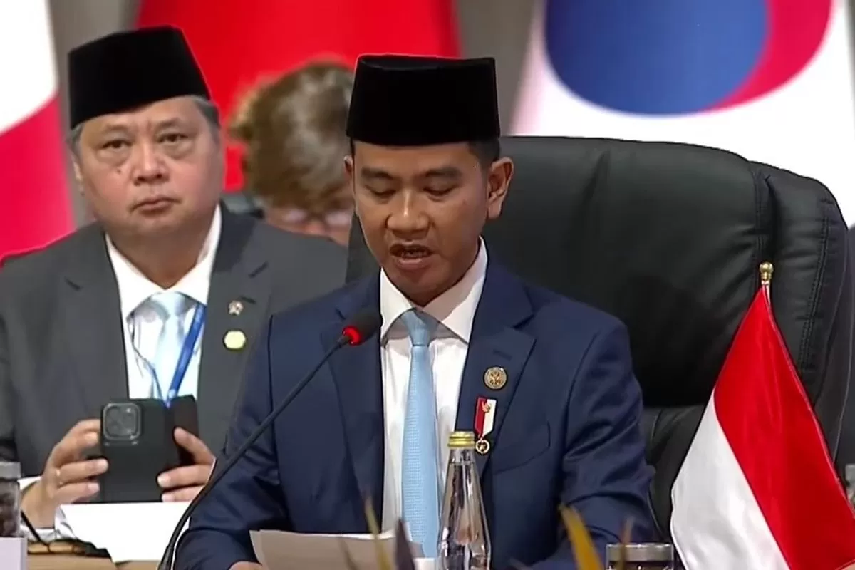 Gibran menyampaikan pidato tegas di KTT G20, menyoroti keadilan global, akses pembiayaan iklim, dan regulasi kripto. (YouTube G20 South Africa)