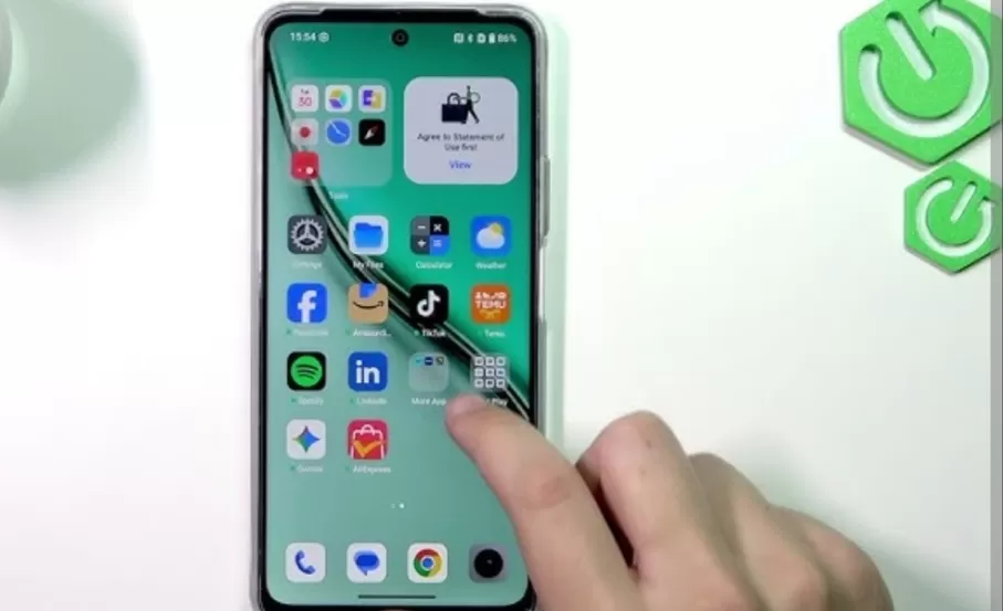 Gambar Realme P3 Lite (Youtube/hardresetinfo)