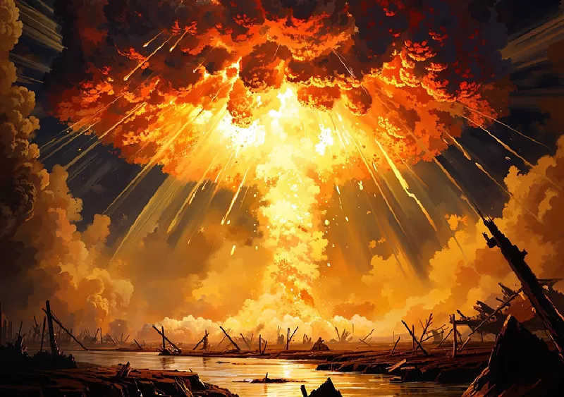 Ilustrasi dahsyatnya dampak senjata kimia.  (KONTEKS.CO.ID/Dok Fixabay)