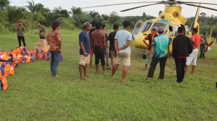Bantuan 6 ribu Avtur untuk BNPB dari Pertamina. (Instagram @bnpb_indonesia)