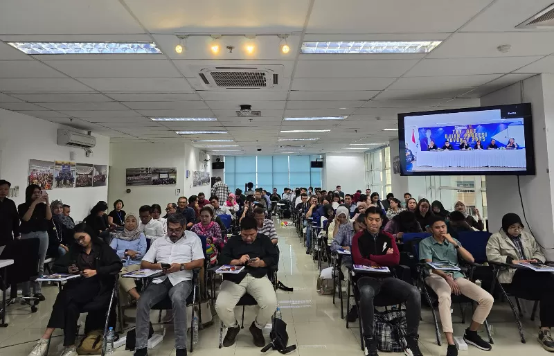 Ratusan calon advokat advokat mengikuti try out UPA Peradi. (KONTEKS.CO.ID/Ist)