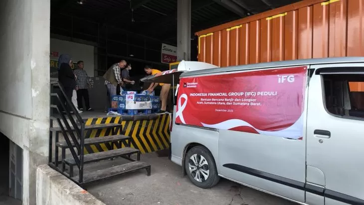 Bantuan Indonesia Financial Group atau IFG disalurkan melalui program Tanggung Jawab Sosial dan Lingkungan TJSL. (Foto: IFG)