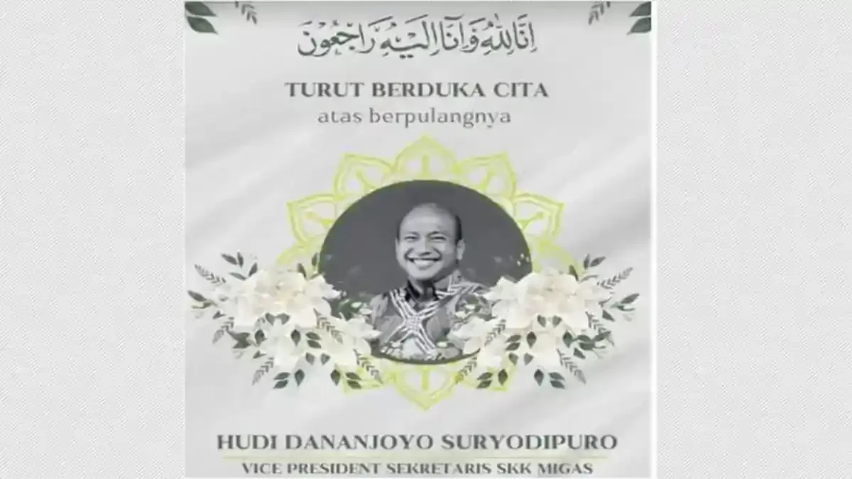 Hudi Dananjoyo Suryodipuro, VP Sekretaris SKK Migas pesepeda yang tewas tabrak Bus Transjakarta di Jakpus (Foto: Istimewa)