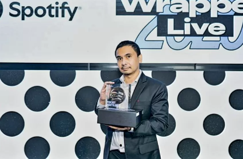 Raditya Dika memimpin kategori Top Podcast dan Top Comedy Podcast. (Spotify)