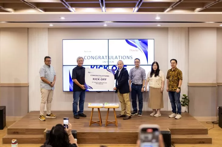 ShopComm melakukan kick-off implementasi ERP Oracle NetSuite bersama Virtuenet. (Foto: ShopComm)