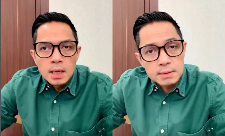 Dude Harlino tanggapi nasabah DSI yang terhambat cairkan dana.&nbsp;(Instagram @dude2harlino)