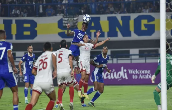 Ramon Tanque cetak gol tunggal kemenangan Persib atas Bangkok United di Stadion GBLA (Foto: persib.co.id)