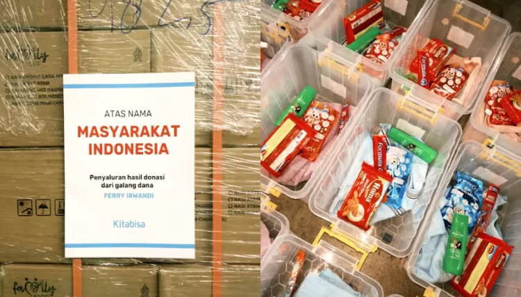 Ferry Irwandi tetap bergerak kirim bantuan meski disindir pejabat. (Instagram @irwandiferry)