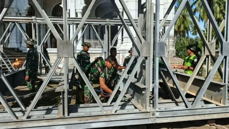 Kementerian PU kebut pemulihan Aceh pascabanjir. (X&nbsp;@Puspen_TNI)