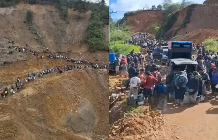 Potret warga Bener Meriah, Aceh berburu beras dan BBM sampai harus berjalan kaki 3-4 jam (Foto: Instagram)