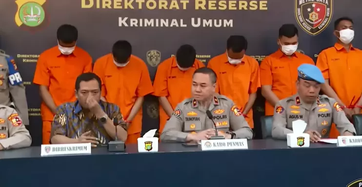 6 Polisi pengeroyok dua matel hingga tewas di Kalibata jadi tersangka (Foto: Istimewa)