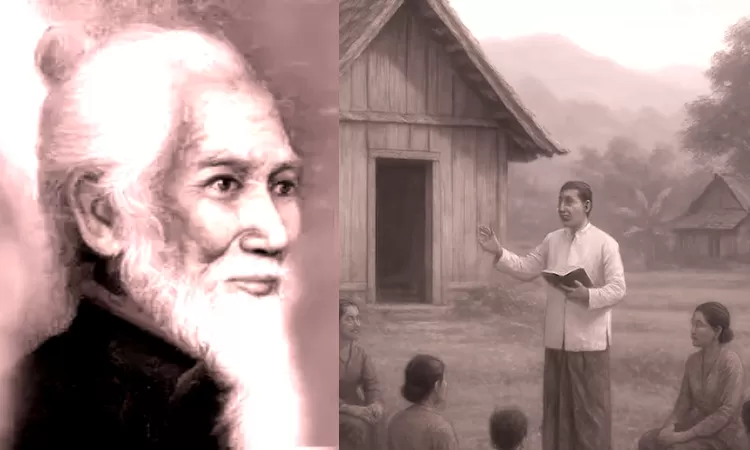 Kiai Ibrahim Tunggul Wulung, penggali Kristen Jawa. (YouTube Nugroho Triko Pramono, Majalah Intisari - Edisi 711)