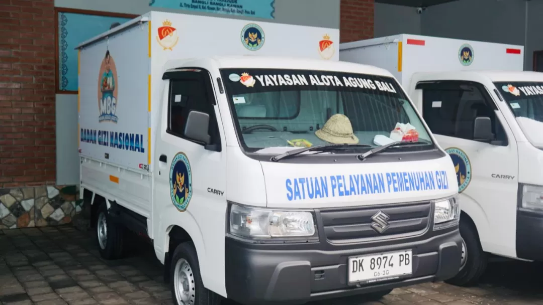 Mobil MBG kini hanya boleh mengantarkan makanan sampai depan gerbang sekolah. (BGN)