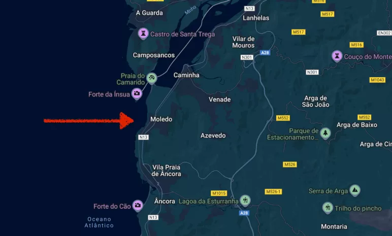 Tiga nelayan asal Indonesia hilang di perairan Portugal. (Google Maps)