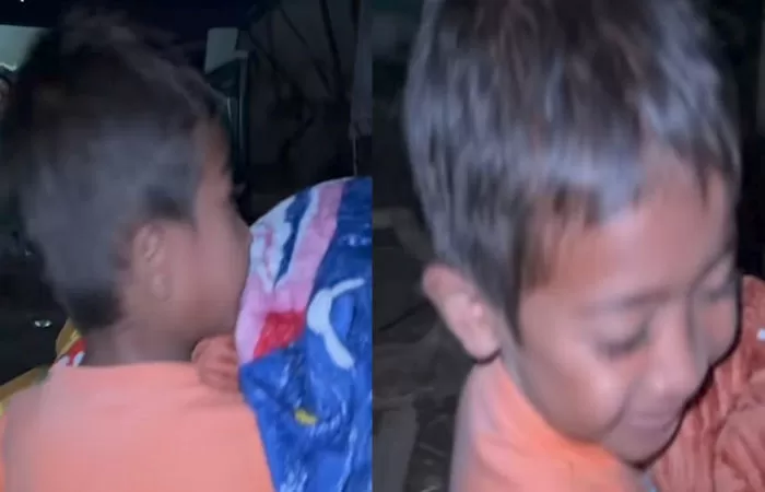 Viral bocah korban banjir Aceh minta selimut untuk ibunya bikin relawan haru (Foto: Instagram/@auliafaulia)