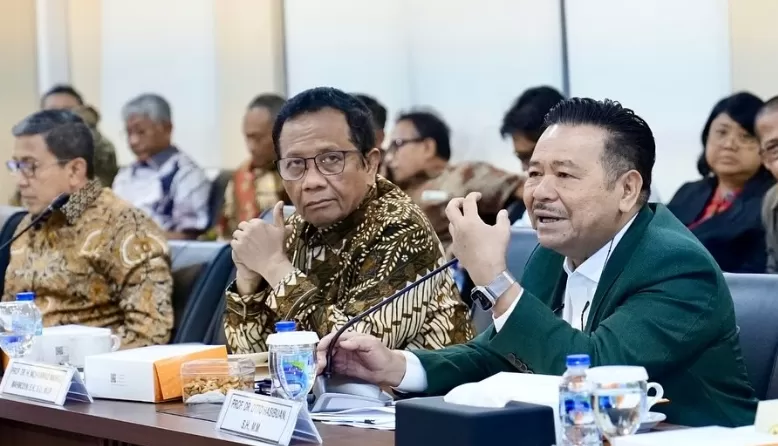 Wamenkokumham Imipas Otto Hasibuan dipanggil Presiden Prabowo. (Instagram @profottohasibuan)