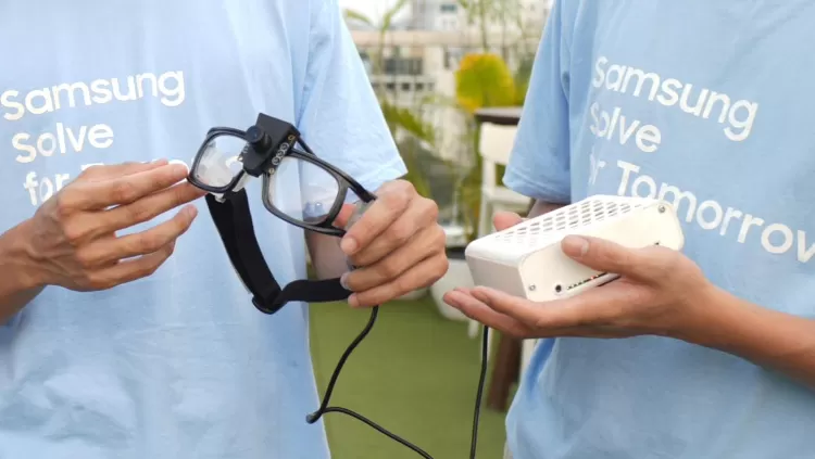 Debut manis Indonesia di Samsung Solve for Tomorrow Global 2025, RunSight karya Labmino. (samsung)