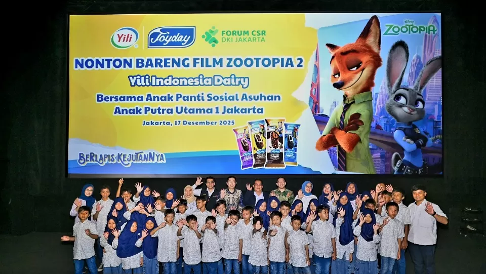 Joyday dan Forum CSR DKI ajak anak panti nobar Zootopia 2. (Joyday)