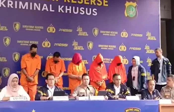 Polda Metro Jaya bongkar praktik aborsi di Apartemen Basura, Jaktim dan amankan lima orang pelaku (Foto: Polda Metro Jaya)