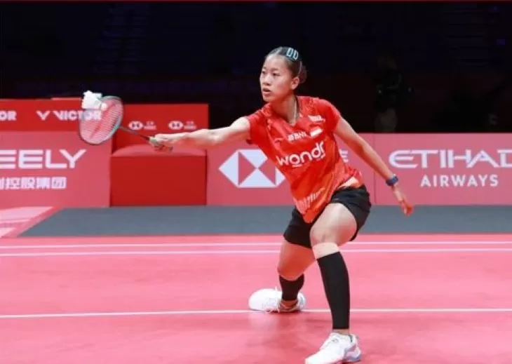 Putri KW kalah di laga kedua fase penyisihan Grup A BWF World Tour Finals 2025. (Foto: PBSI)