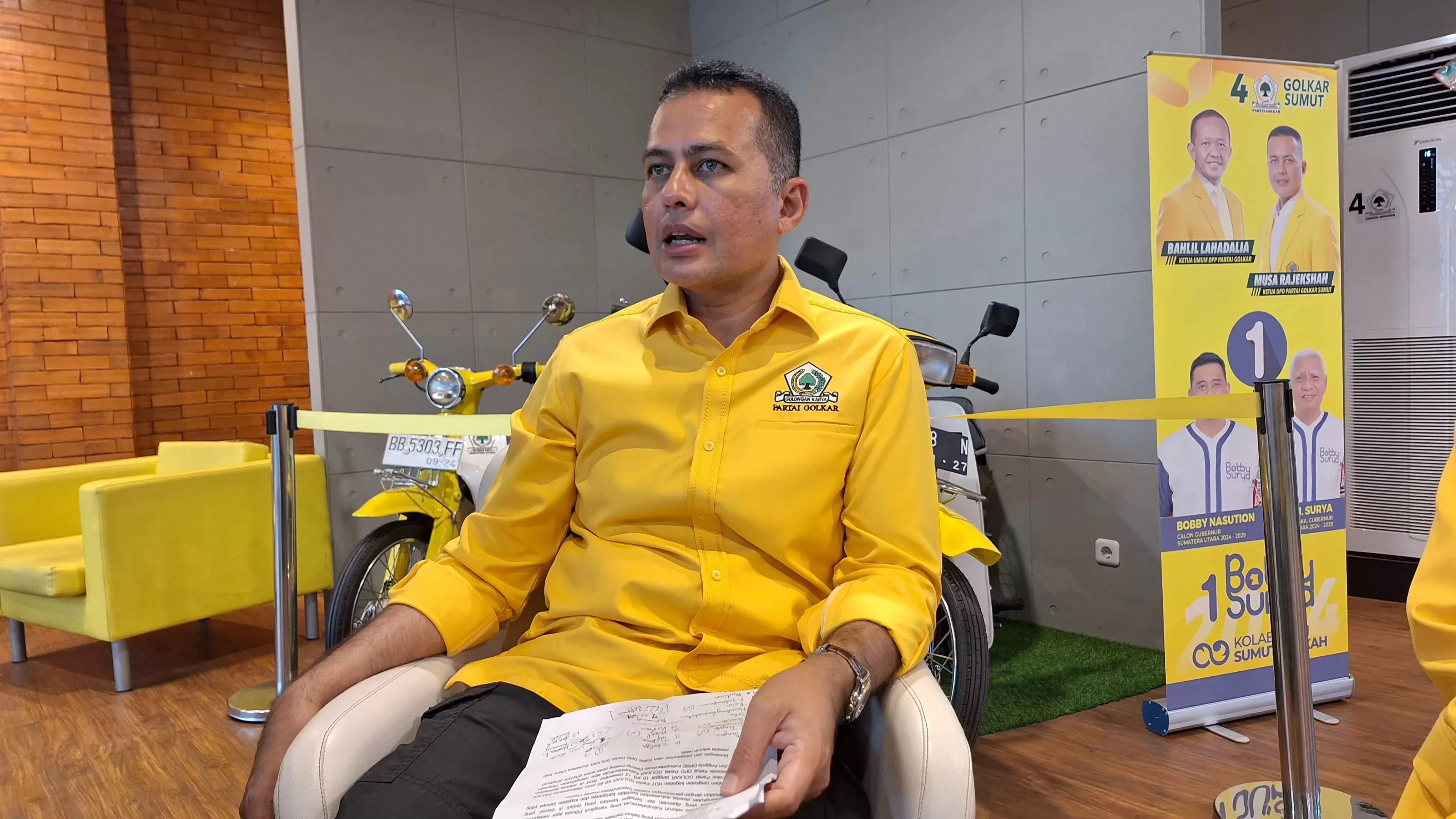 Musa Rajekshah atau Ijeck yang baru saja dicopot dari jabatannya sebagai Ketua DPD Golkar Sumut. (Istimewa)