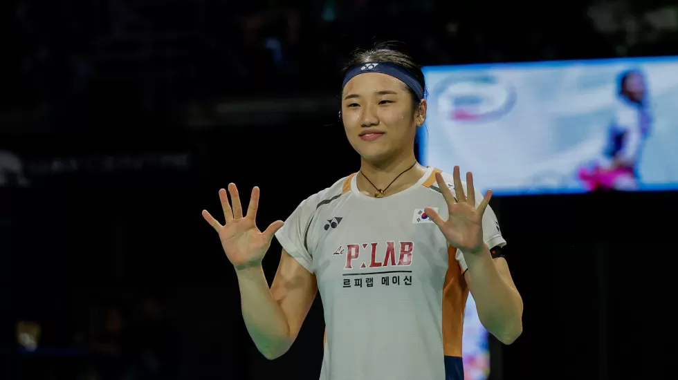 An Se-young ada di ambang sejarah mengumpulkan gelar dan hadiah uang hingga USD1 juta dalam semusim. (BWF)