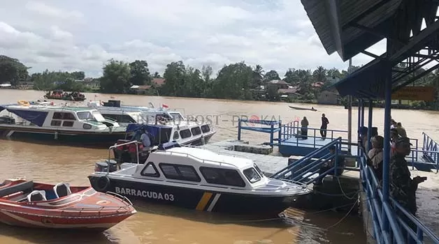 SAMA RATA: Pemerintah telah menetapkan tarif speedboat dan ketinting yang melayani penyeberangan dari Tanjung Redeb menuju Sambaliung dan sebaliknya.
