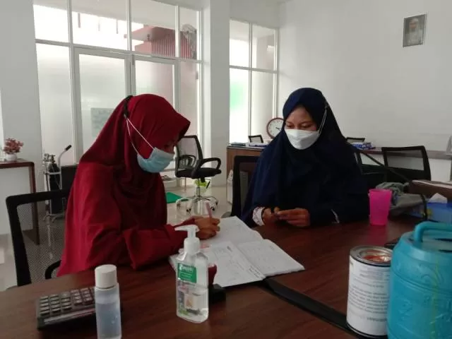 KEWAJIBAN: Pembayaran zakat fitrah dan zakat mal di Masjid Al Jihad Banjarmasin bisa dilakukan secara langsung maupun via transfer bank.