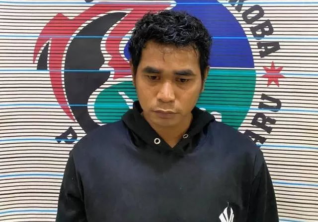 CURIGA: BM (25), pria asal Tanah Bumbu yang ditangkap di Kotabaru.