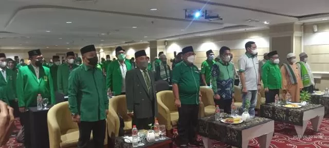 MUSYAWARAH: DPW Partai Persatuan Pembangunan (PPP) Kalsel menggelar Musyawarah Kerja Wilayah (Mukerwil), Sabtu (22/01) sore. | FOTO PPP FOR RADAR BANJARMASIN