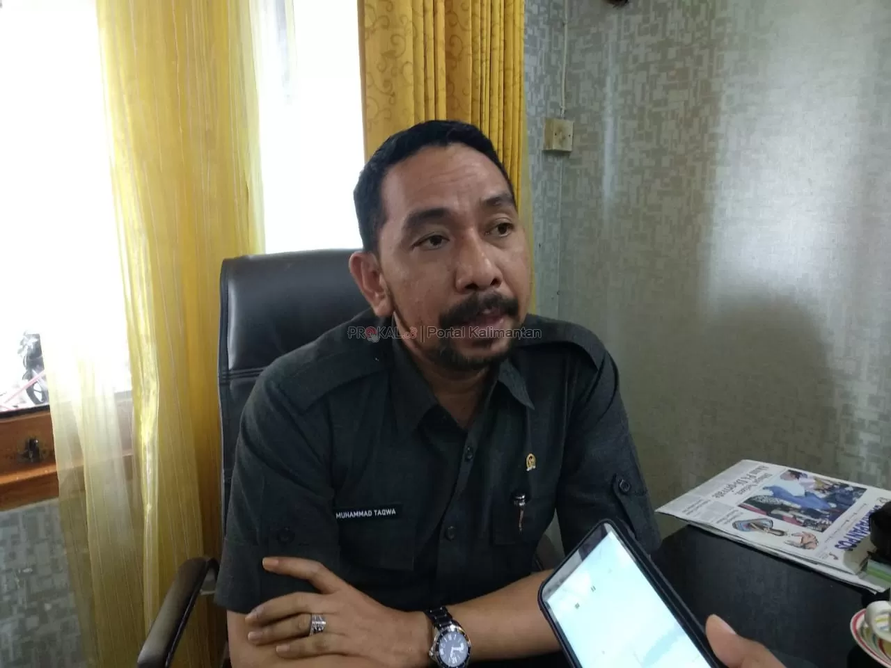 Ketua Komisi IV Muhammad Taqwa.