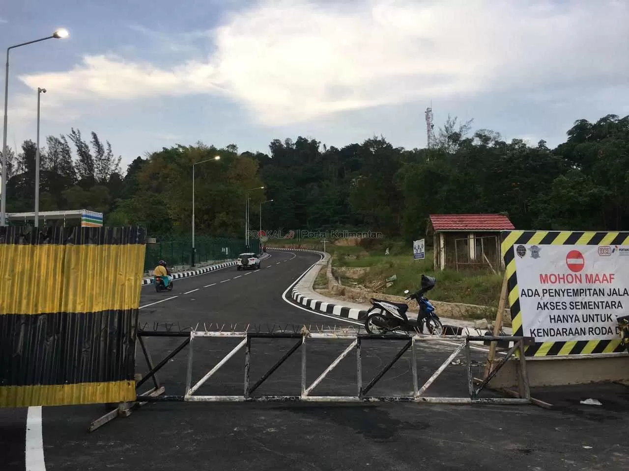 Persimpangan Jalan Bongas menuju Jalan Yos Sudarso atau Jalan Minyak Balikpapan. (rin/pro)