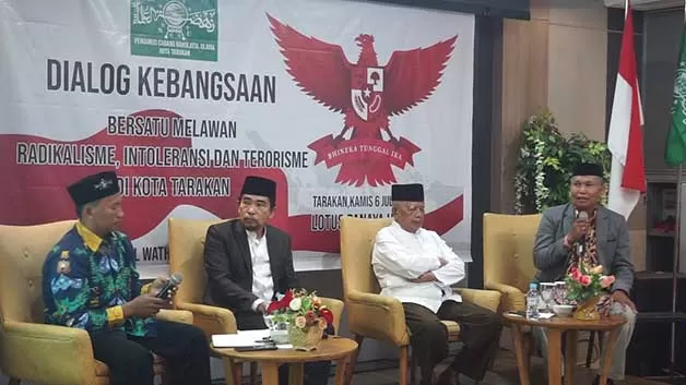 CEGAH RADIKALISME: Dialog kebangsaan mengantisipasi penyebaran radikalisme dan intoleransi di Kaltara.