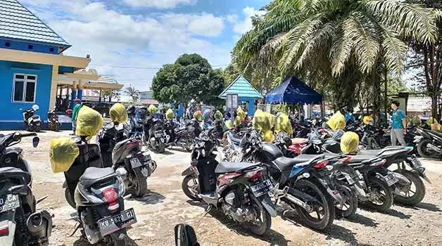 MAKSIMALKAN PAD: Penarikan retribusi parkir di Pelabuhan Kayan II Tanjung Selor menjadi salah satu penyumbang PAD bagi Bulungan.