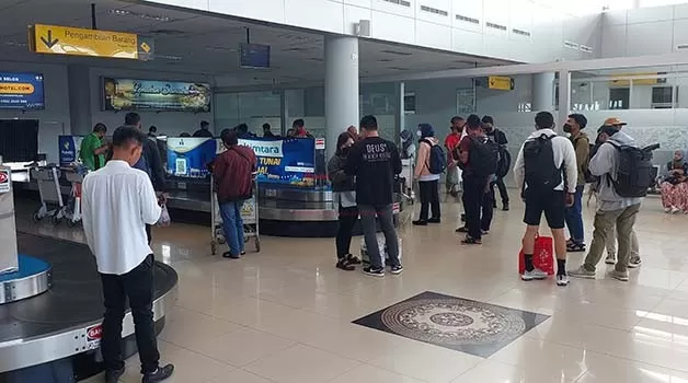 TAK SIGNIFIKAN: Penumpang tiba di Bandara Internasional Juwata Tarakan melonjak hingga 1,31 persen.