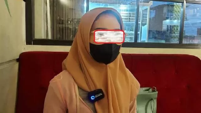 Eka Faradina, istri Bripda Ade Pratama. (Foto edho/sumeks)