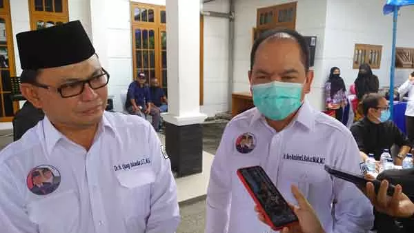 Pasangan Calon Gubernur dan Wakil Gubernur Kalteng Ben Brahim dan Ujang Iskandar.(DOK.RADAR SAMPIT)