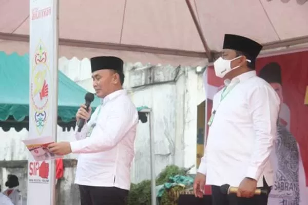 Gubernur dan Wakil Gubernur terpilih, Sugianto Sabran-Edy Pratowo.(net)