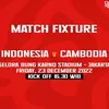 Timnas Indonesia Vs Kamboja di Piala AFF 2022