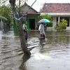 Dukuh Daon Lor Kabupaten Demak Terendam Banjir, Tinggi Air Capai Lutut Orang Dewasa