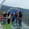 Jembatan Kaca di Lereng Gunung Lawu Ditarget Kelar Sebelum Lebaran